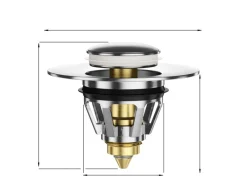 Sanilo Campingzubehör|Pop Up Waschbeckenstöpsel Balance