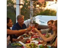 Beo Strandkörbe|Gartenstuhlauflagen|Saumauflage Niedriglehner Bregenz Grau mit Blümchen