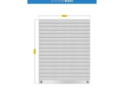 Schellenberg Pavillons|Rollladenpanzer Maxi PVC 150 cm x 130 cm