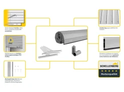 Schellenberg Pavillons|Rollladenpanzer Maxi PVC 150 cm x 130 cm