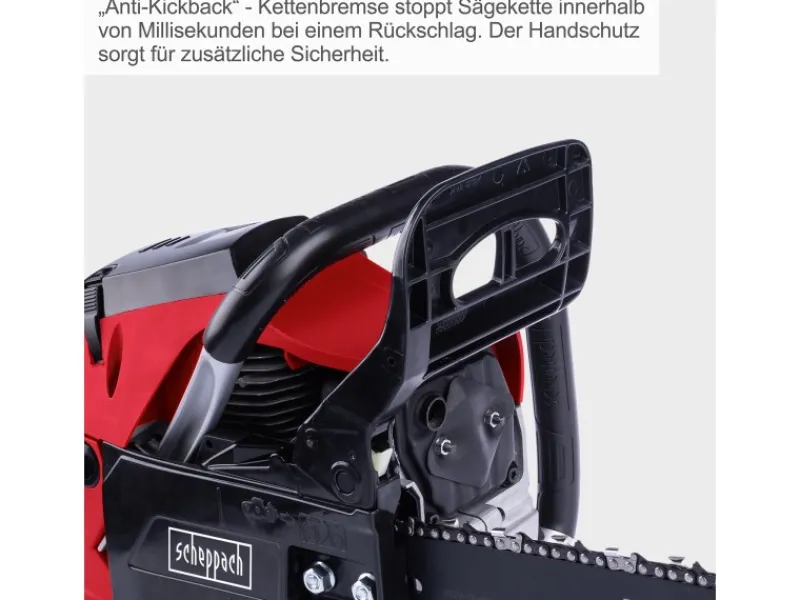 Scheppach Kettensägen|Benzin-Kettensäge PCS53