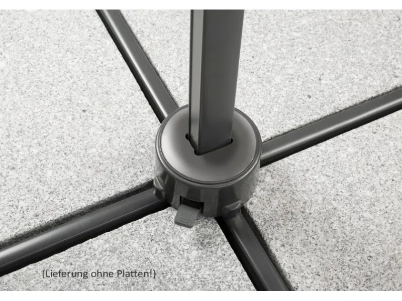 Schneider Schirme Sonnenschirme|Schneider Ampelschirm 230 cm x 230 cm mit Kurbelmechanik