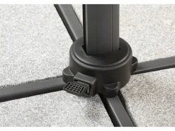 Schneider Ampelschirm Rhodos 300 cm x 300 cm Anthrazit mit Kurbelmechanik*Schneider Schirme Online