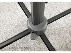 Schneider Schirme Sonnenschirme|Balkonmöbel|Schneider Ampelschirm Rhodos Grande 400 cm x 300 cm mit Kurbel