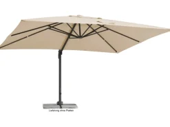 Schneider Schirme Sonnenschirme|Balkonmöbel|Schneider Ampelschirm Rhodos Grande 400 cm x 300 cm mit Kurbel