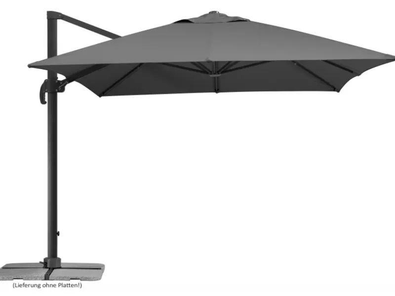 Schneider Schirme Sonnenschirme|Schneider Ampelschirm Rhodos Grande 400 cm x 300 cm mit Kurbel