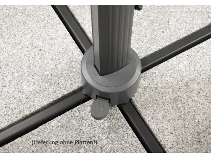 Schneider Schirme Sonnenschirme|Schneider Ampelschirm Rhodos Grande 400 cm x 300 cm mit Kurbel