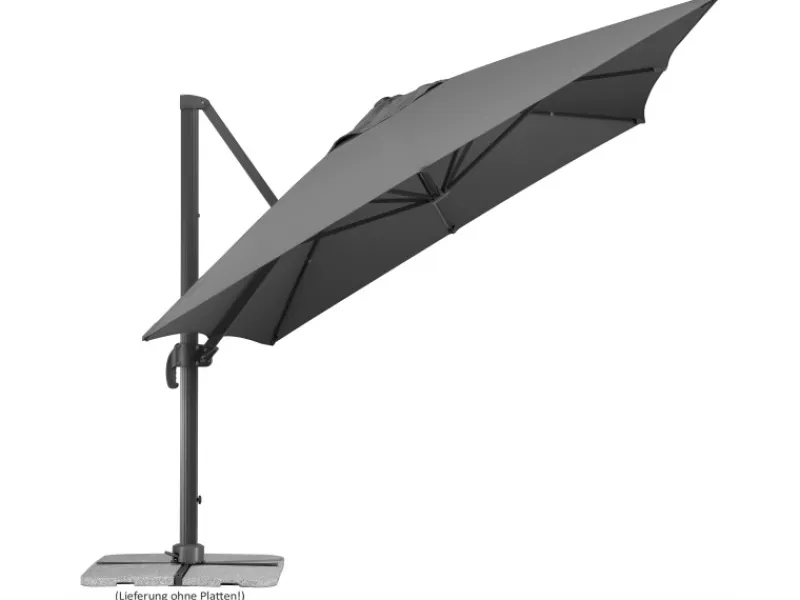 Schneider Schirme Sonnenschirme|Schneider Ampelschirm Rhodos Grande 400 cm x 300 cm mit Kurbel