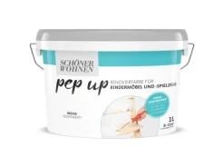 SCHÖNER WOHNEN-Farbe Gartenspielgeräte|Schöner Wohnen Renovierfarbe Pep Up für Kindermöbel und Spielzeug 1 l