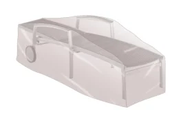 Sonnenliegen|Schutzhüllen|Schutzhülle 40 cm x 200 cm x 75 cm Transparent