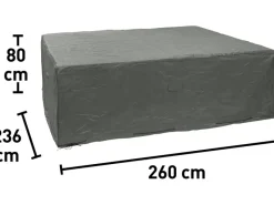 Schutzhüllen|Lounge-Gartenmöbel|Schutzhülle für Loungeset 260 cm x 236 cm x 80 cm, mit Reißverschlüssen