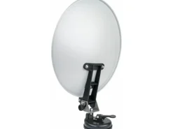 Schwaiger Campingzubehör|® HD Camping Satellitenanlage Ø 35 cm mit Saugfuß