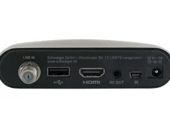 Schwaiger Campingzubehör|® HD Camping Satellitenanlage Ø 35 cm mit Saugfuß