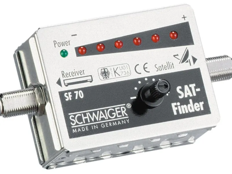 Schwaiger Campingzubehör|SAT Finder 6 LED Ton
