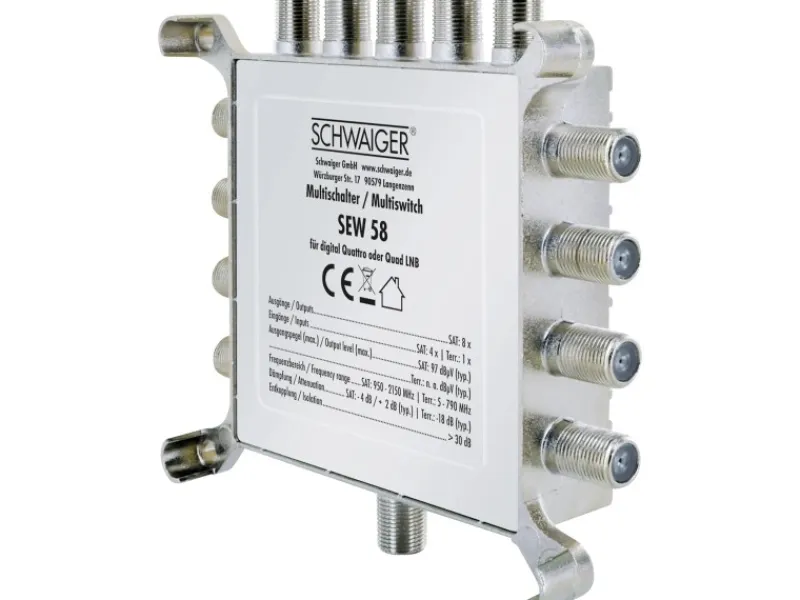 Schwaiger Quads|SAT-Multischalter 5-8