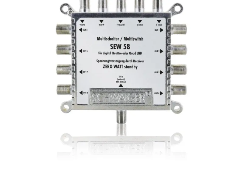 Schwaiger Quads|SAT-Multischalter 5-8
