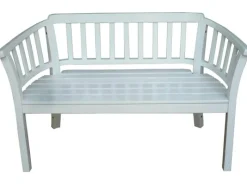 Gartenbank Veronica 2er Sitz Weiß Gewischt*Sedex Outlet