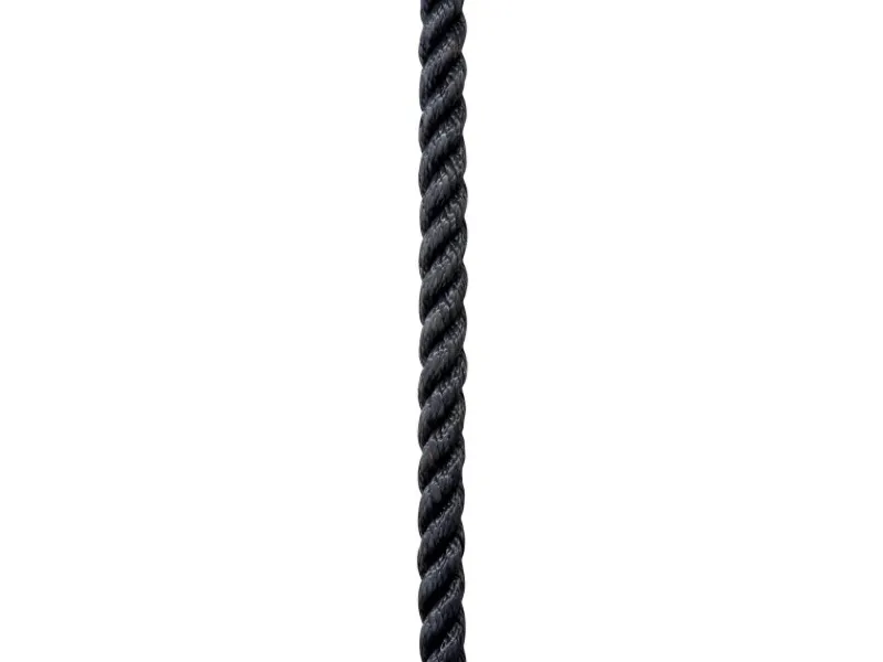 Seilflechter Bootssport|Birolen-Tauwerk Gedreht Ø 18 mm Schwarz