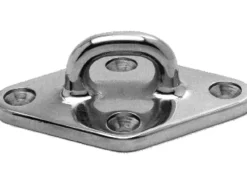 Deckplatte 80 mm Edelstahl*Seilflechter Clearance