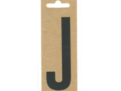 Seilflechter Bootssport|Folien-Buchstabe "J" Selbstklebend 100 mm