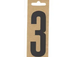 Folien-Zahl "3" Selbstklebend 100 mm*Seilflechter Hot