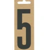 Seilflechter Bootssport|Folien-Zahl "5" Selbstklebend 100 mm
