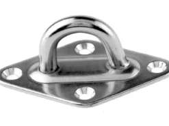 Seilflechter Bootssport|Mastplatte Edelstahl