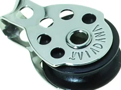 Seilflechter Bootssport|Mini Block für 6 mm Schot mit Bügel und Gleitlager 1 Rolle