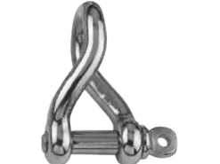 Schäkel rund gedreht 12 mm Edelstahl*Seilflechter Clearance