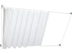 Seilspannmarkise Caldera 270 cm x 140 cm Weiß* New