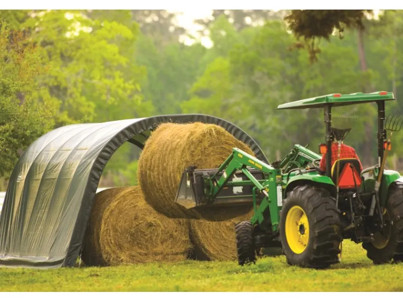 ShelterLogic Weidezelt 22,57 m² Run-In-Shed 370 cm x 610 cm*Shelter Logic Online