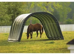 ShelterLogic Weidezelt 22,57 m² Run-In-Shed 370 cm x 610 cm*Shelter Logic Online