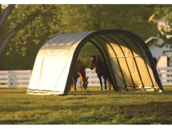 ShelterLogic Weidezelt 22,57 m² Run-In-Shed 370 cm x 610 cm*Shelter Logic Online