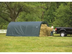 ShelterLogic Weidezelt 22,57 m² Run-In-Shed 370 cm x 610 cm*Shelter Logic Online