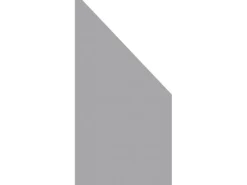 TraumGarten Balkonsichtschutz|Sichtschutzzaun Element Board 90 cm x 180/90 cm Titangrau