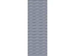 TraumGarten Balkonsichtschutz|Sichtschutzzaun Element Flow Rechteck Silber geschlossen 60 cm x 180 cm