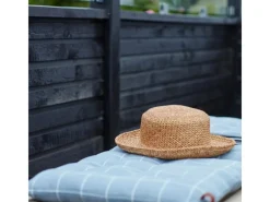 Plus Balkonsichtschutz|Sichtschutzzaun Plank Nadelholz Schwarz mit Glas 174 cm x 163 cm