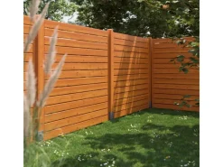 Andrewex Balkonsichtschutz|Sichtschutzzaunelement Faro lackiert 180 cm x 180 cm