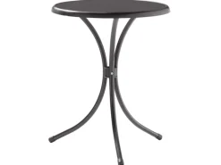 Sieger Gartentische|Gartentisch Rund Anthrazit 60 cm x 60 cm