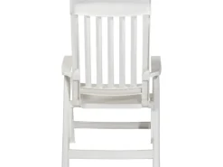 Sieger Balkonmöbel|Klappsessel Palma Weiß 67 cm x 62 cm x 105 cm