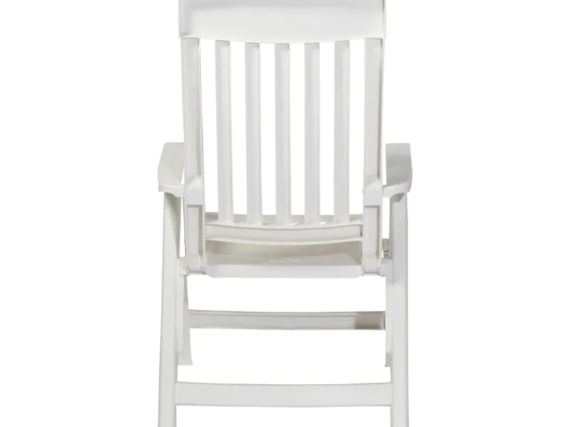 Sieger Balkonmöbel|Klappsessel Palma Weiß 67 cm x 62 cm x 105 cm