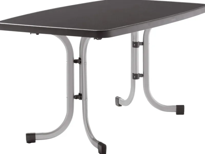 Sieger Gartentische|Klapptisch Boulevard Anthrazit 150 cm x 90 cm