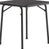 Sieger Gartentische|Klapptisch Quadratisch 70 cm x 70 cm