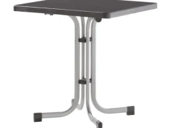 Sieger Gartentische|Klapptisch Quadratisch 70 cm x 70 cm