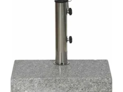 Balkon Granitständer 25 kg 45 cm x 28 cm x 7,5 cm Grau*Siena Garden