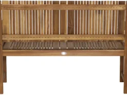Siena Garden Gartenbänke|Balkonmöbel|Bank Falun 2-Sitzer Akazie 59 cm x 122 cm x 90 cm Beige FSC®