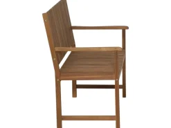 Siena Garden Gartenbänke|Balkonmöbel|Bank Falun 2-Sitzer Akazie 59 cm x 122 cm x 90 cm Beige FSC®