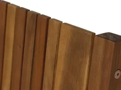 Siena Garden Gartenbänke|Balkonmöbel|Bank Falun 2-Sitzer Akazie 59 cm x 122 cm x 90 cm Beige FSC®