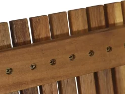 Siena Garden Gartenbänke|Balkonmöbel|Bank Falun 2-Sitzer Akazie 59 cm x 122 cm x 90 cm Beige FSC®