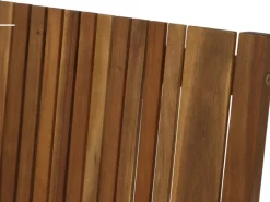 Siena Garden Gartenbänke|Balkonmöbel|Bank Falun 2-Sitzer Akazie 59 cm x 122 cm x 90 cm Beige FSC®